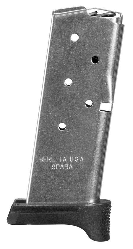 Beretta USA JMAPXCARRY6 APX Carry 6-Round 9mm Luger Stainless Steel Magazine