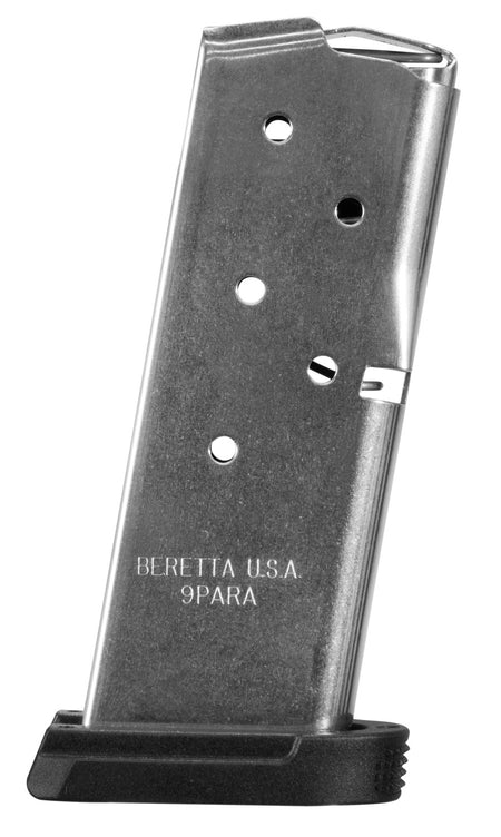 Beretta USA JFAPXCARRY6 APX Carry Floor Plate for 6rd 9mm Luger Magazine Black Polymer