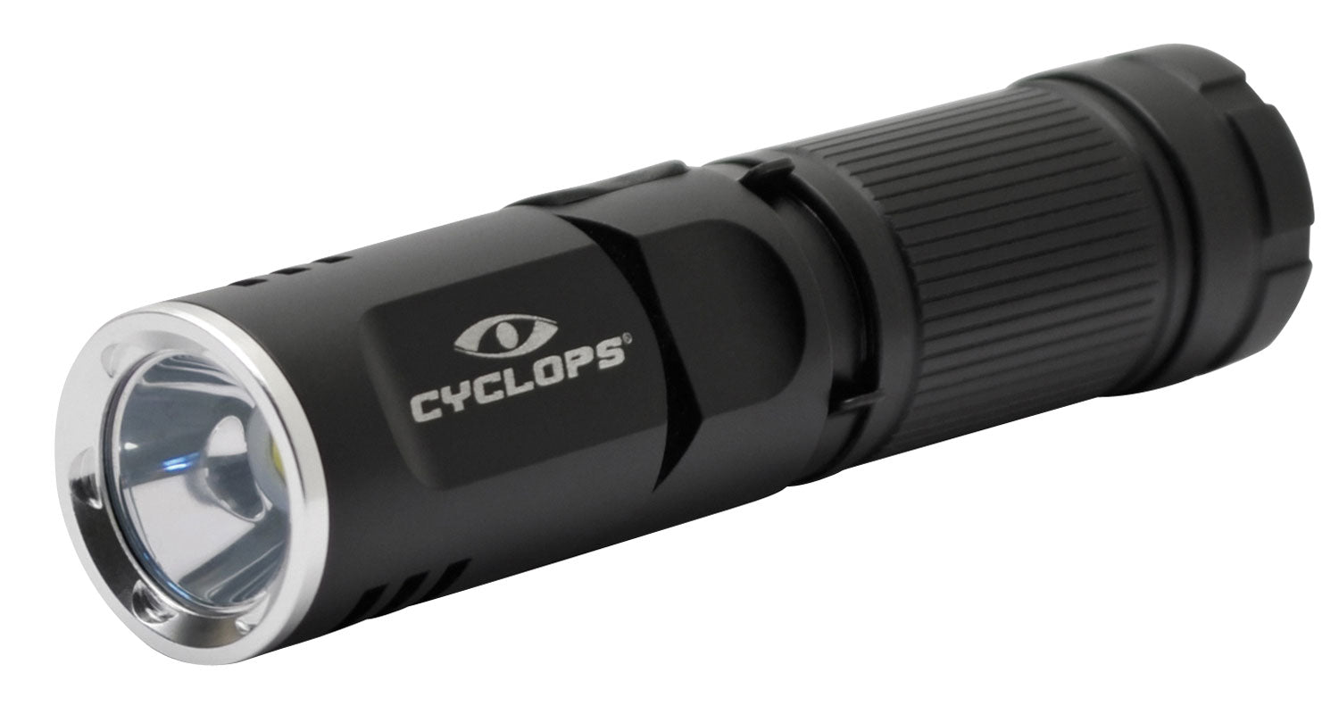 Cyclops CYCFLX400 FLX400 LED Flashlight 400 Lumens White LED Black Anodized Swivel Head Magnetic Base