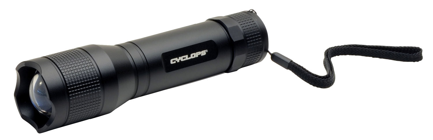 Cyclops CYCTF800 TF-800 Tactical Flashlight 800 Lumens White Cree LED Black Anodized 9+ Hour Burn Time
