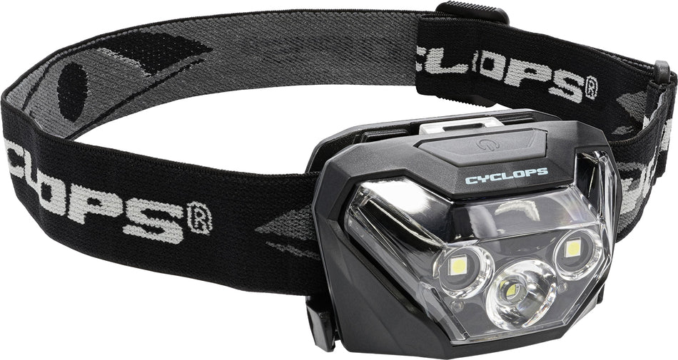 Cyclops CYCHL500 HL500 500 Lumen Red/White LED Headlamp Black 75 Meter Range