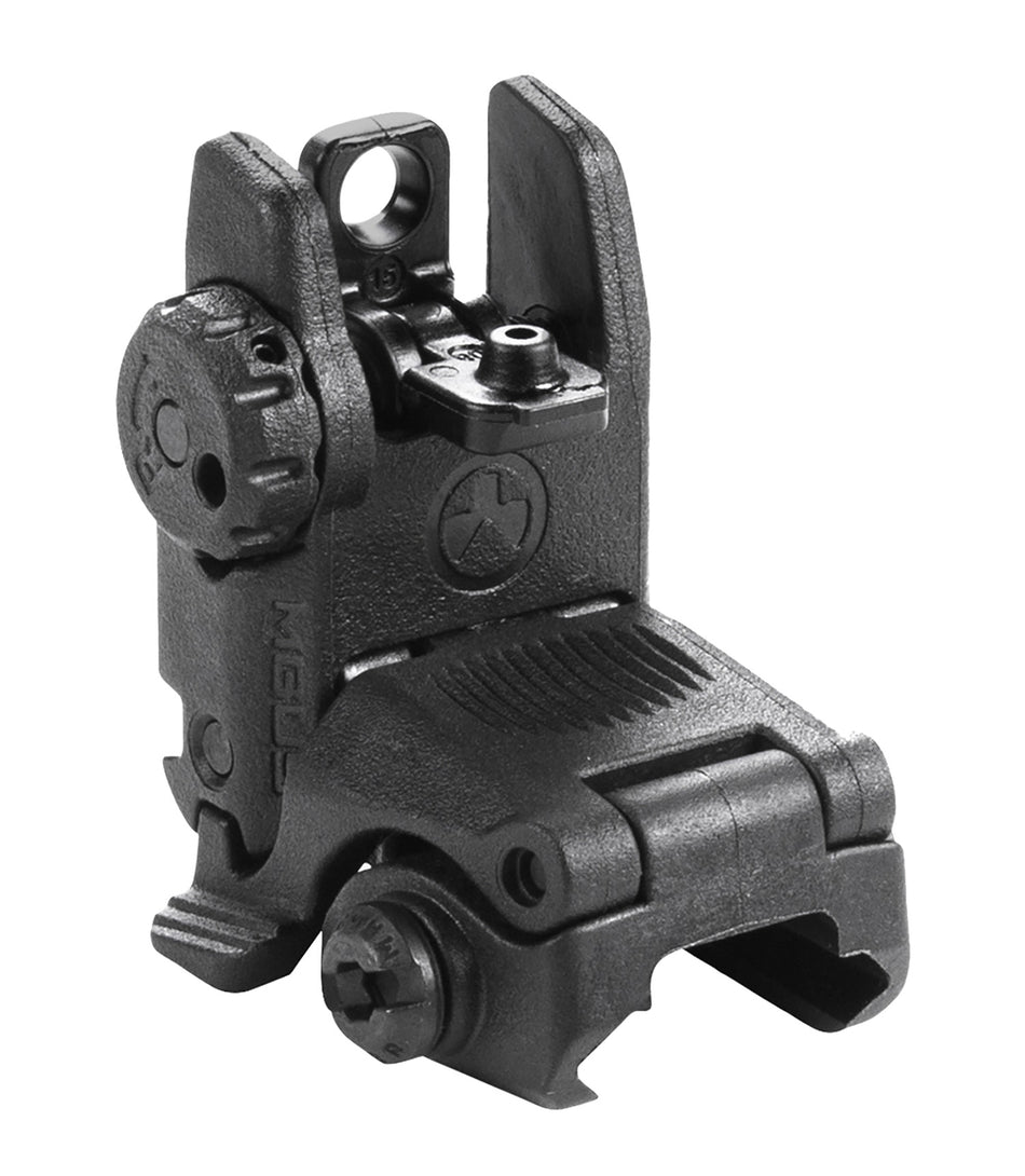 Magpul MAG248-BLK MBUS Folding Rear Backup Sight Black for AR-15/M16