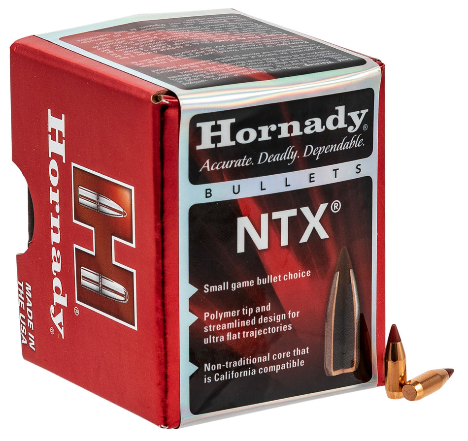 Hornady 17 Cal .172 15.5 gr NTX Non-Lead Reloading Bullets 100/Box