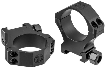 Sig Sauer Electro-Optics SOA10018 Alpha 1 34mm Extra High Matte Black Scope Rings 0 MOA