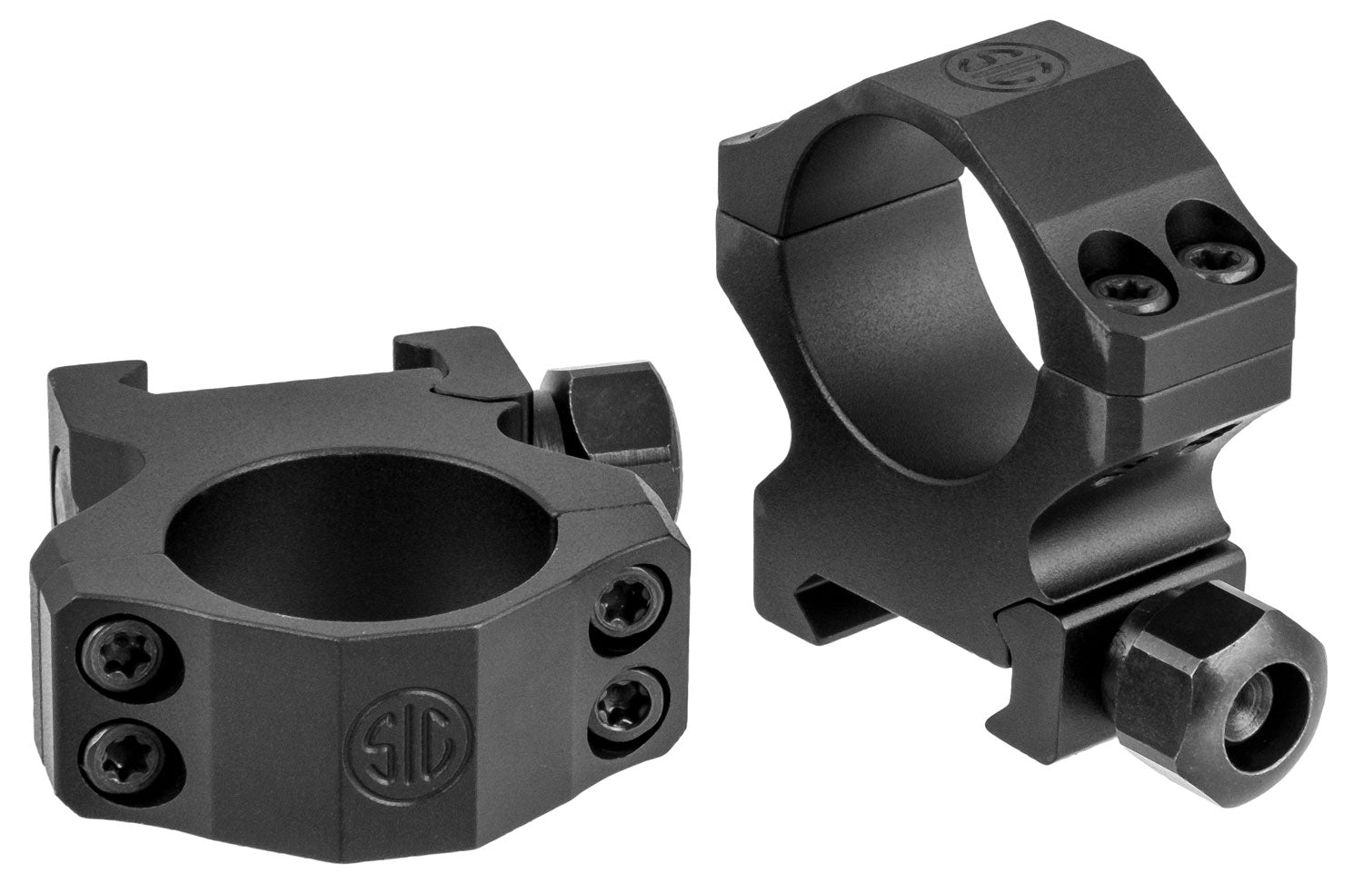 Sig Sauer Electro-Optics SOA10020 Alpha 1 1-Inch Medium Matte Black Scope Rings 0 MOA