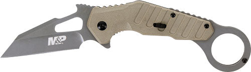S&W M&P Extreme Ops 3" Karambit Spring Assist Folding Knife FDE