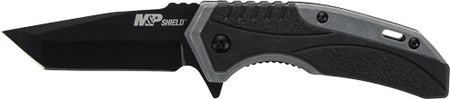 S&W M&P Shield 2.8" Tanto Spring Assist Folding Knife Black