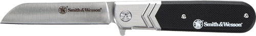 S&W Executive Barlow Spring Assist Folding Knife 2.5" Blade with Pocket Clip