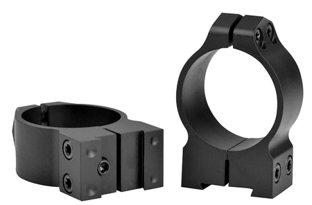 Warne 14B1M Maxima 30mm Medium Steel Vertical Split Dovetail Scope Rings Matte Black for CZ 527