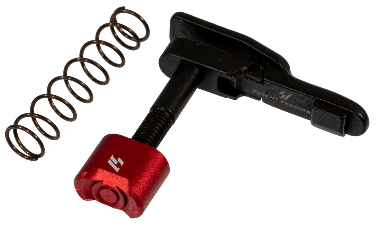 Strike Industries Ambidextrous Magazine Release for AR-15/M16 Mil-Spec Red Aluminum