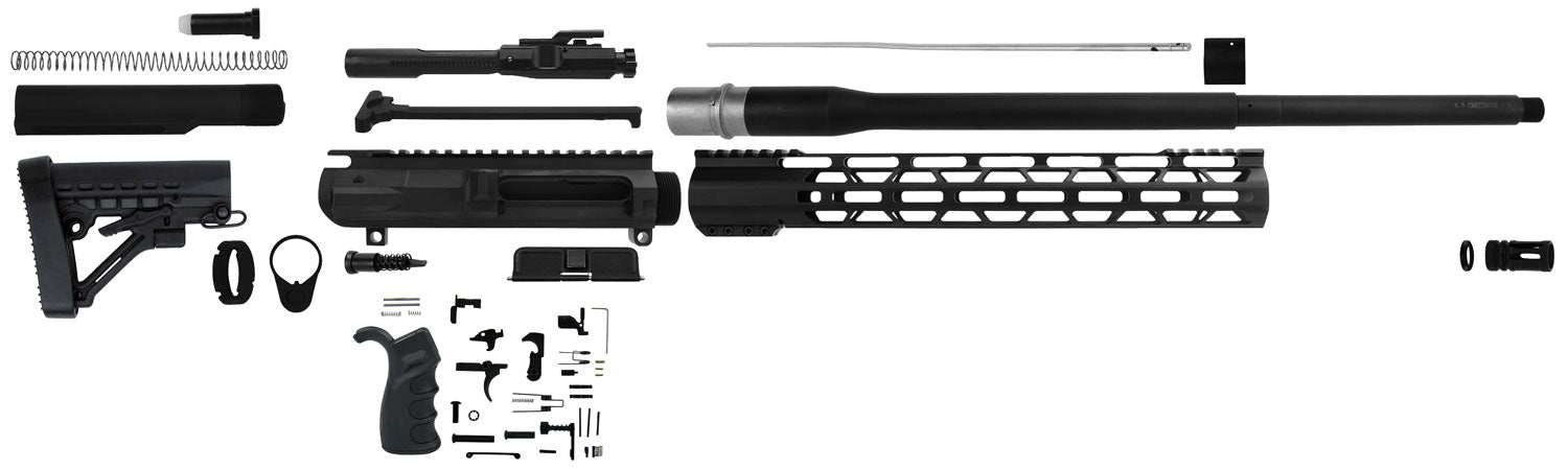 TacFire SSRK65CRDLPK20BN AR Rifle Build Kit 6.5 Creedmoor Black Nitride 20" Barrel Sports South Exclusive