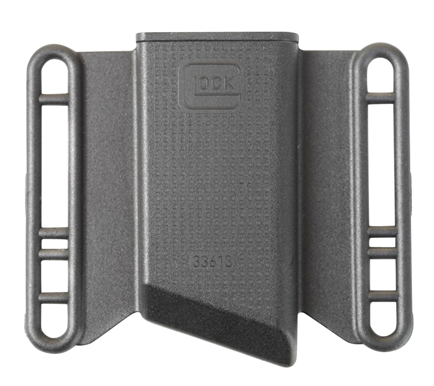 Glock MP033613 OWB Mag Pouch Black Polymer Belt Slide Mount Up To 2.25" Wide for Glock 43 Magazines