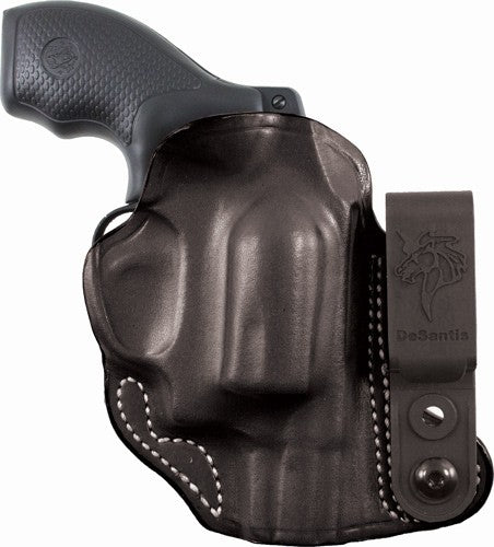 DeSantis Flex-Tuk IWB Tuckable Leather Holster S&W J-Frame 2" - Black