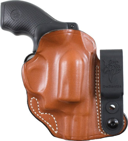 DeSantis Flex-Tuk IWB Tuckable Leather Holster S&W J-Frame 2" - Tan