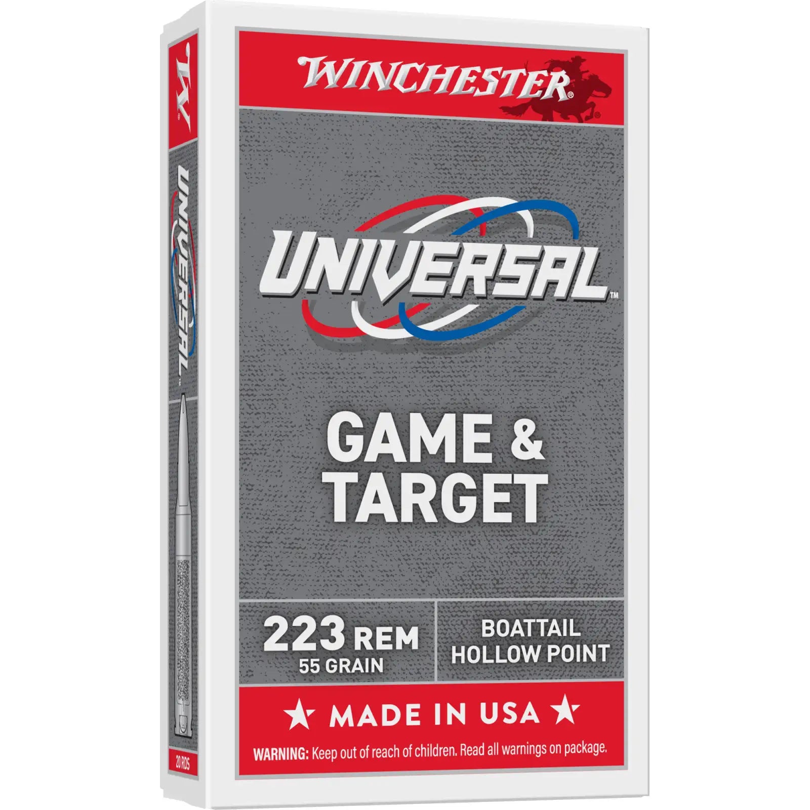 Winchester UNIVERSAL .223 Remington 55 gr FMJ ammo