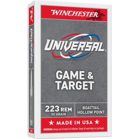 Winchester UNIVERSAL .223 Remington 55 gr FMJ ammo