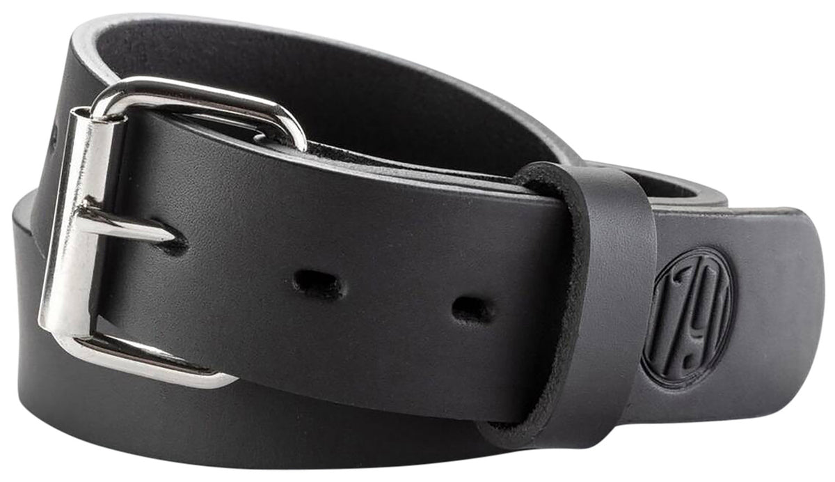 1791 Gunleather 01 Gun Belt Stealth Black Leather Size 34/38 1.5" Wide