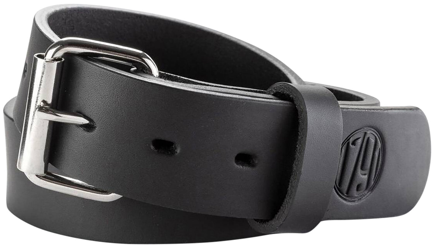 1791 Gunleather 01 Gun Belt Stealth Black Leather Size 36/40 1.5" Wide
