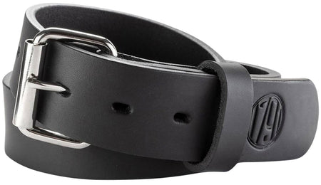1791 Gunleather 01 Gun Belt Stealth Black Leather Size 36/40 1.5" Wide