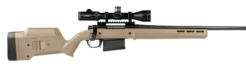 Magpul MAG483-FDE Hunter 700L Fixed Stock Flat Dark Earth Synthetic with Aluminum Bedding for Remington 700 LA
