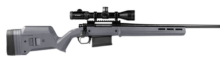 Magpul MAG483-GRY Hunter 700L Fixed Stock Stealth Gray Synthetic with Aluminum Bedding for Remington 700 LA