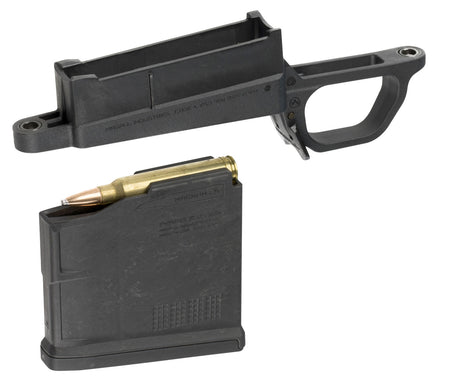 Magpul MAG569-BLK Bolt Action Magazine Well for Hunter 700L Magnum Stock Black Polymer Includes PMAG5 AC Magazine