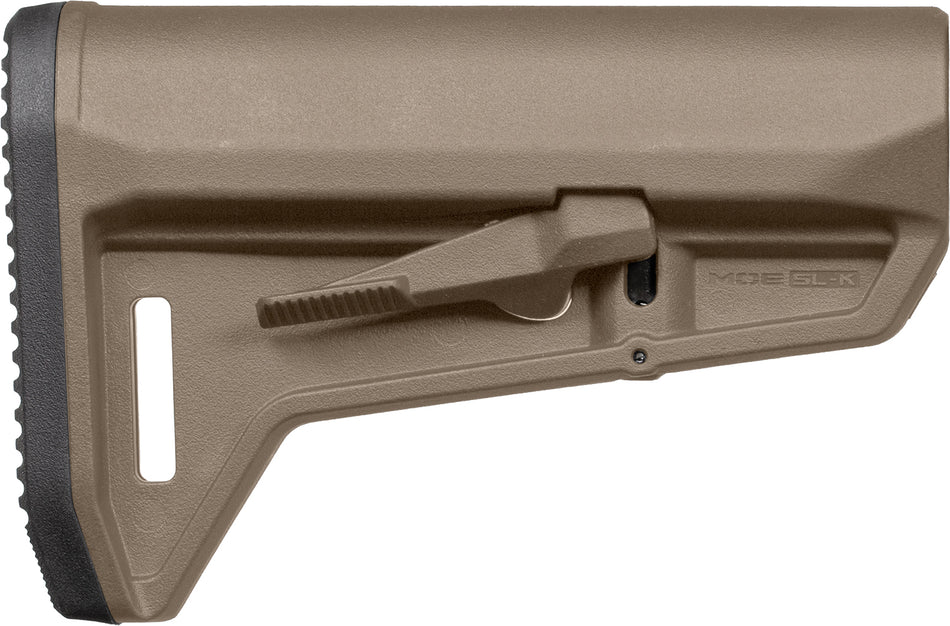 Magpul MAG626-FDE MOE SL-K Carbine Stock Flat Dark Earth Synthetic for AR-15/M16/M4 Mil-Spec Tube