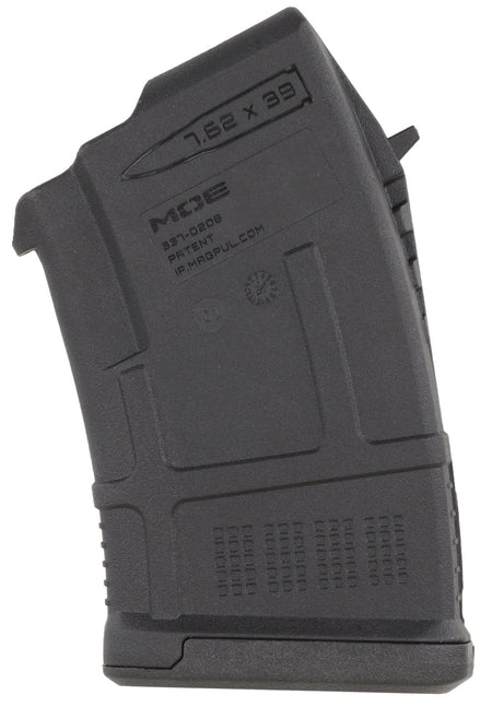 Magpul MAG657BLK PMAG MOE 10-Round 7.62x39mm Magazine for AK-Platform/AKM Rifles Black Polymer