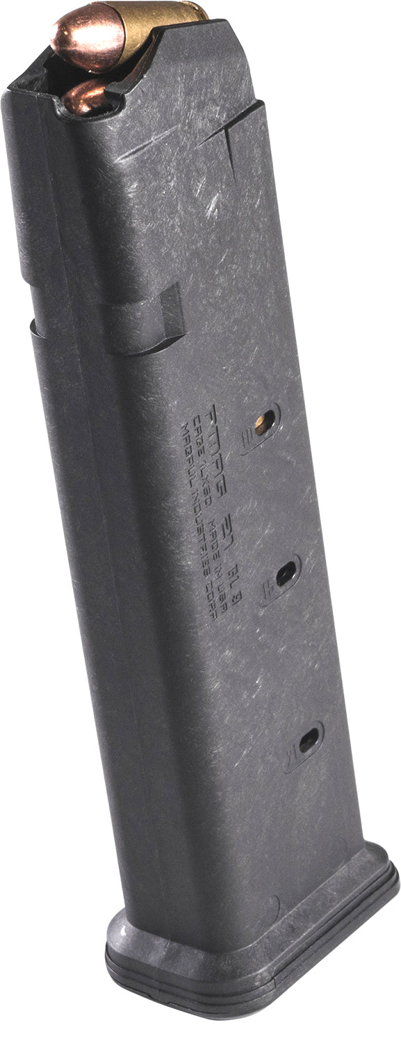 Magpul MAG661BLK PMAG GL9 21-Round 9mm Luger Handgun Magazine Compatible with Glock 17/19/26/34/45 Black Polymer