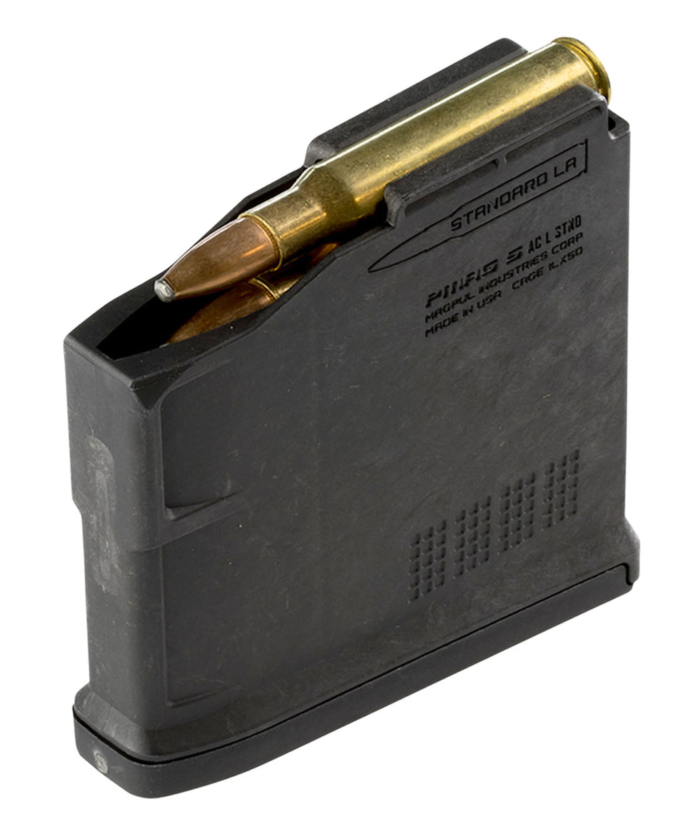 Magpul MAG671BLK PMAG 5rd AICS Long Action .30-06 Family Bolt Action Rifle Magazine Black Polymer