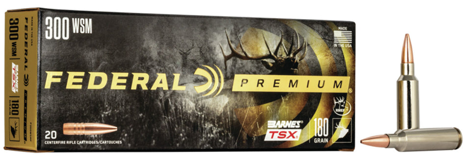 Federal Premium .300 WSM 180 gr CSHP ammo