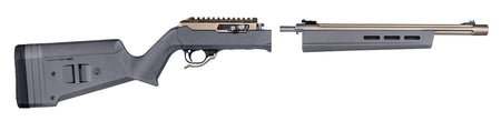 Magpul MAG760-GRY Hunter X-22 Takedown Stock Stealth Gray Synthetic for Ruger 10/22