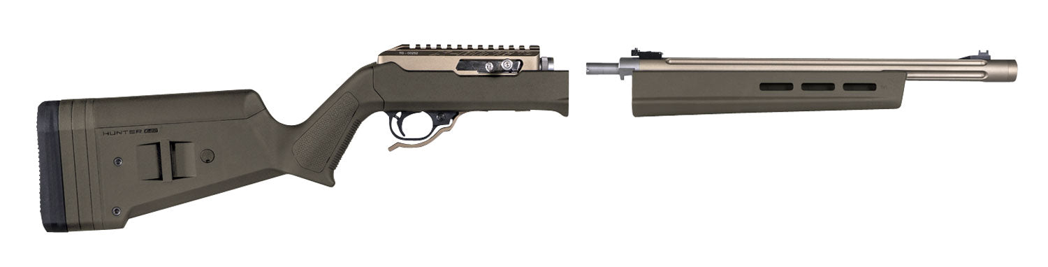Magpul MAG760-ODG Hunter X-22 Takedown Stock OD Green Synthetic for Ruger 10/22 Takedown