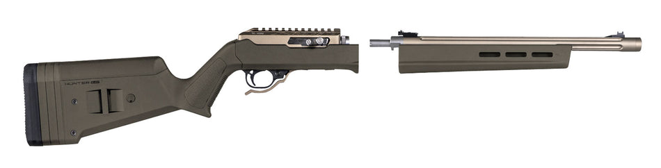 Magpul MAG760-ODG Hunter X-22 Takedown Stock OD Green Synthetic for Ruger 10/22 Takedown