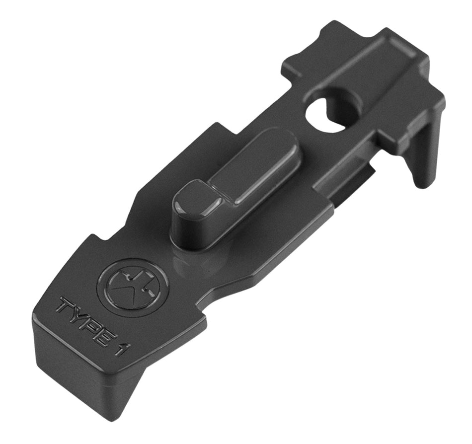 Magpul MAG803-BLK Tactile Lock-Plate Type 1 Single Ridge Black Polymer for PMAG 10/20/30 AR/M4 GEN M3 Floor Plates 5-Pack