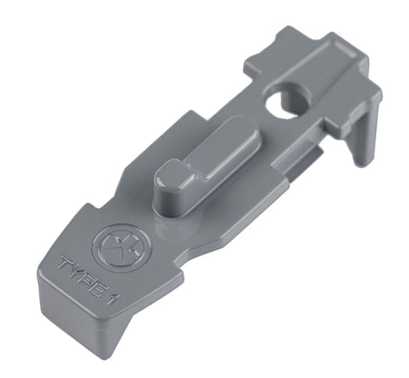Magpul MAG803-GRY Tactile Lock-Plate Type 1 Single Ridge Stealth Gray Polymer for PMAG 10/20/30 AR/M4 GEN M3 Floor Plates 5-Pack