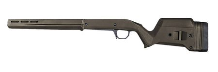 Magpul MAG931-ODG Hunter American Stock OD Green Synthetic with Aluminum Bedding & Adjustable Comb for Ruger American SA