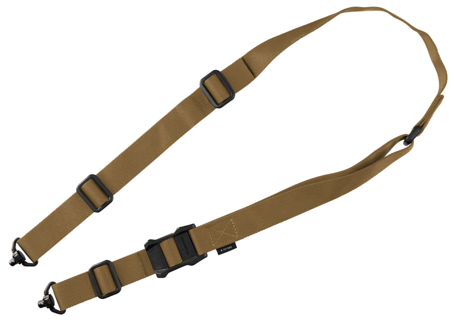 Magpul MAG939COY MS1 QDM Sling Coyote Tan Nylon 48"-60" OAL Adjustable Two-Point Rifle