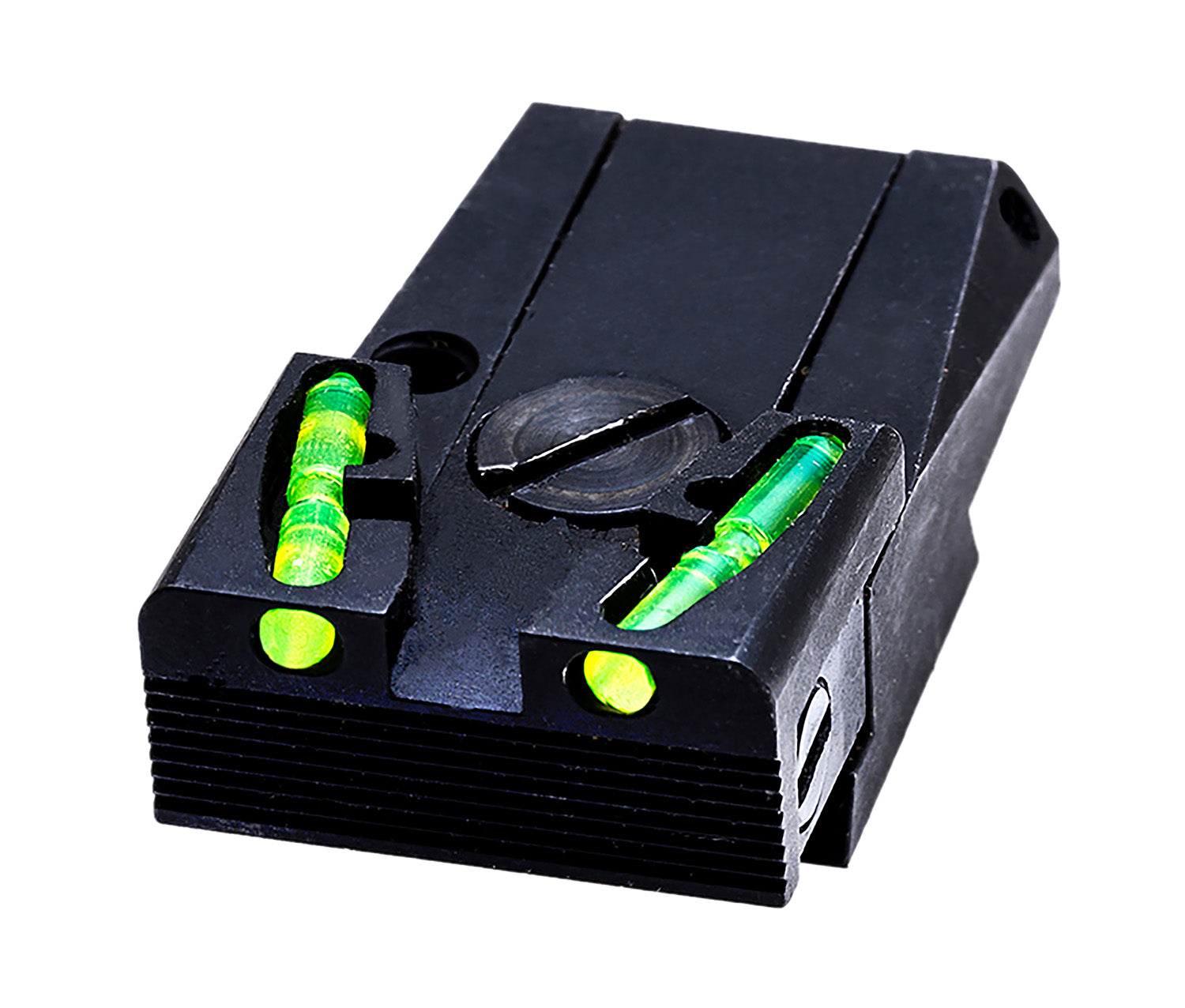 HiViz MKAD211 Adjustable Green Fiber Optic Rear Sight for Ruger Mark I II III and IV