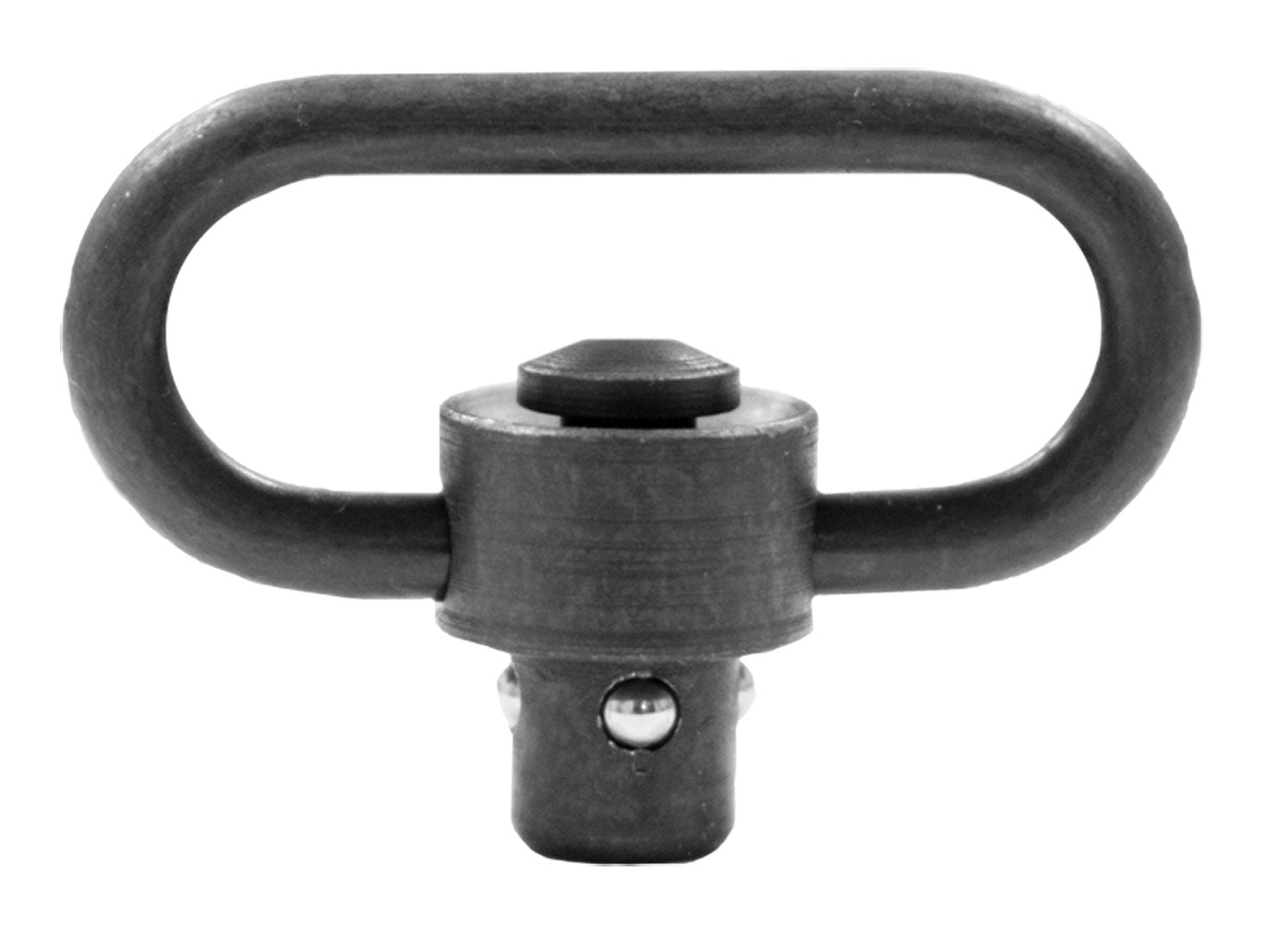 GrovTec GTSW107 Heavy Duty 1.5" Push Button Swivel Black Phosphate Steel