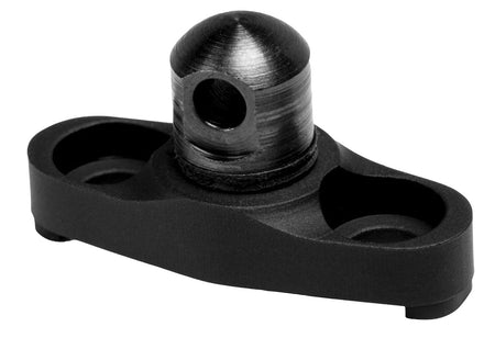 GrovTec GTSW112 Flanged Stud Mount for M-LOK Rail Systems, Black Anodized 6061 Aluminum