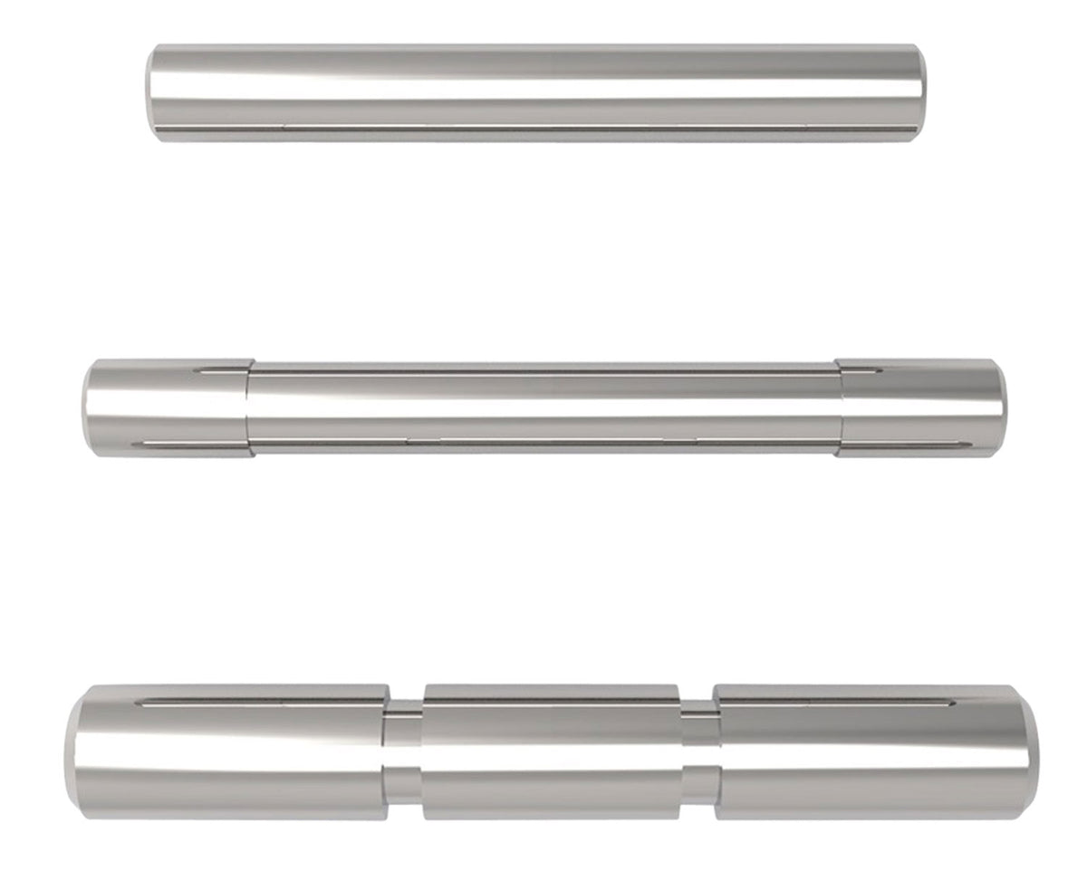 Cross Armory CRGPSSV 3-Pin Set for Glock Gen1-3, Silver Steel