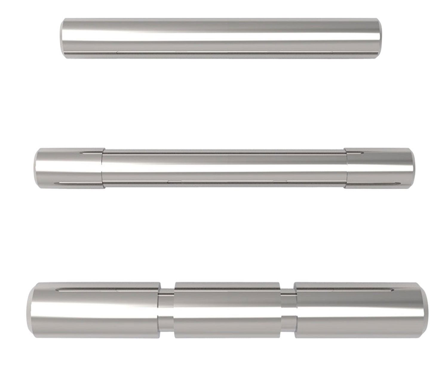 Cross Armory CRGPSSV 3-Pin Set for Glock Gen1-3, Silver Steel