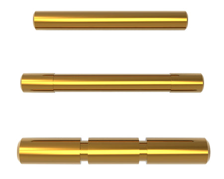 Cross Armory CRGPSGD 3-Pin Set for Glock Gen1-3, Gold Steel