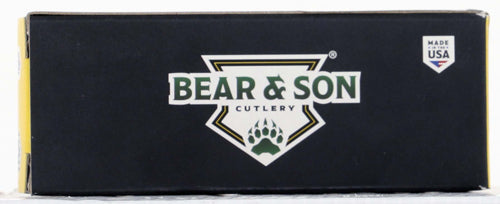 Bear & Son Butterfly Knife 3.58-Inch Galaxy and Stainless Clip Point