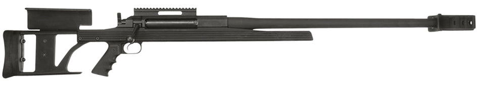 ArmaLite 50A1BGGG AR-50 50 BMG 1rd 30" Black Phosphate Heavy Barrel, Black Hard Coat Anodized Receiver, Black V-Shaped Stock, Optics Ready