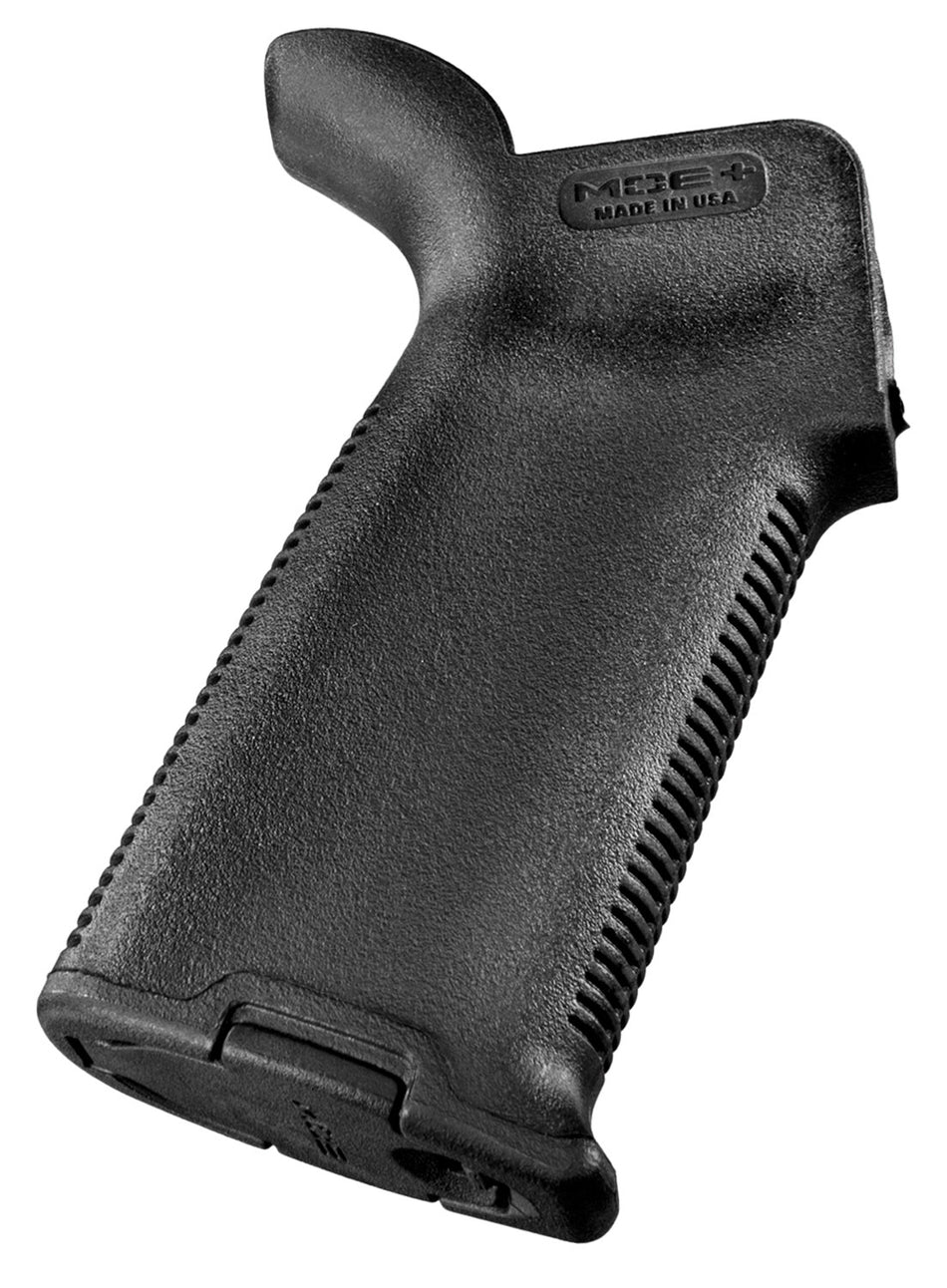 Magpul MAG416BLK MOE+ Grip Black Polymer with Rubber Overmolding for AR-15/M4/M16