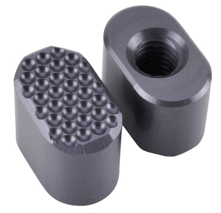 Phase 5 Weapon Systems PMR Dimpled Magazine Release Gray Anodized 6061-T6 Aluminum AR