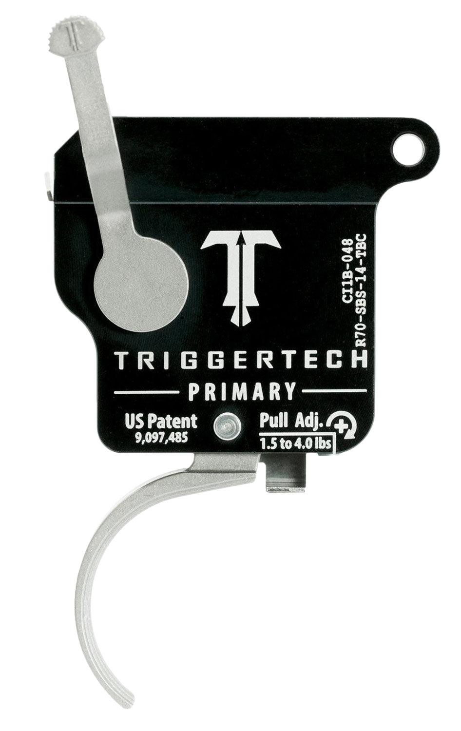 TriggerTech R70SBS14TBC Primary Single-Stage Curved Trigger 1.5-4 lbs for Remington 700 Right