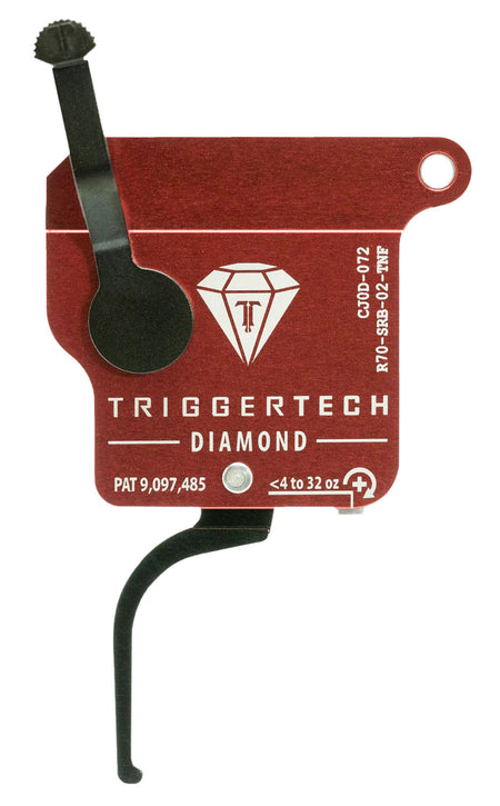 TriggerTech Diamond Single-Stage Flat Trigger for Remington 700 Right, 0.30-2 lbs